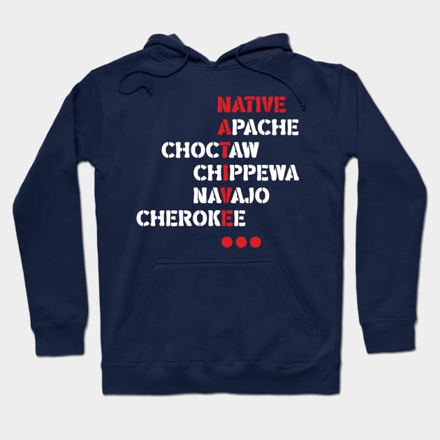 Proud Native American v2 Hoodie by Emma